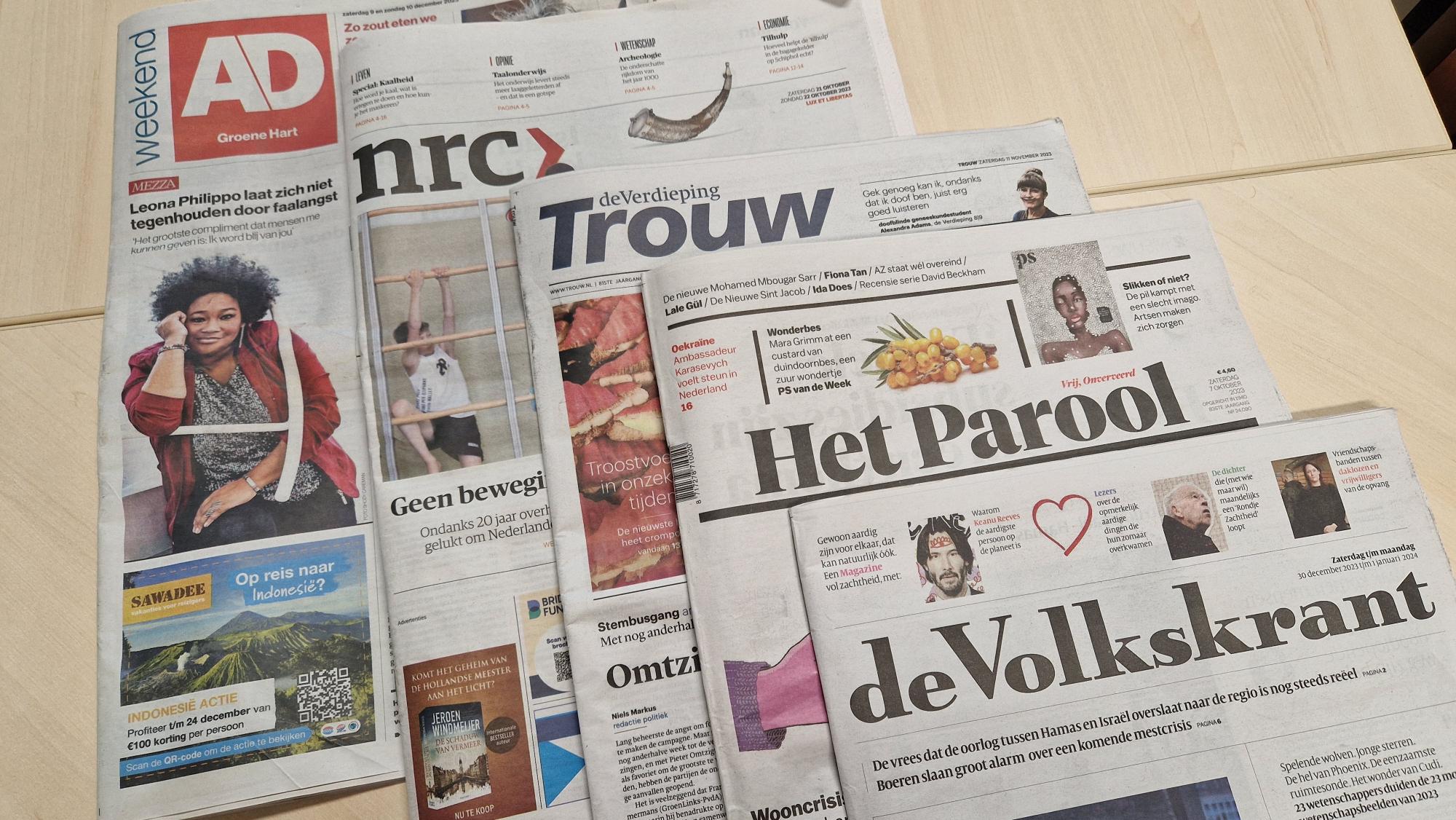 Outreach in 5 of the biggest Dutch Newspapers!